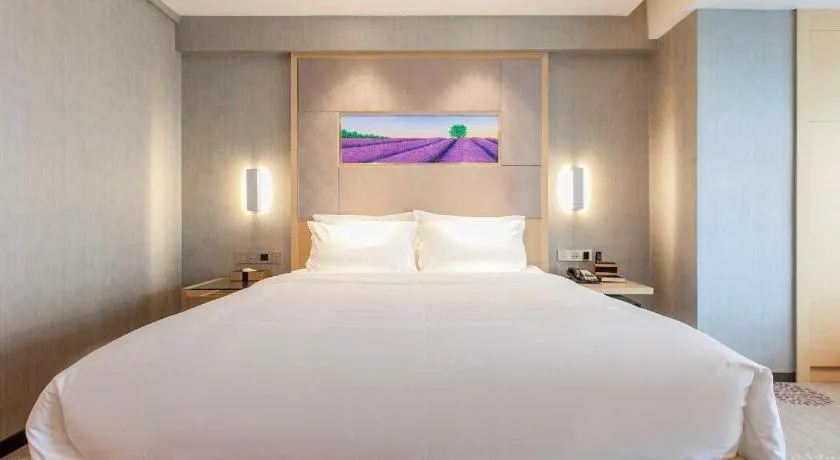 Bed in Lavande Hotels Wuhan Wuchang Railway Station Square