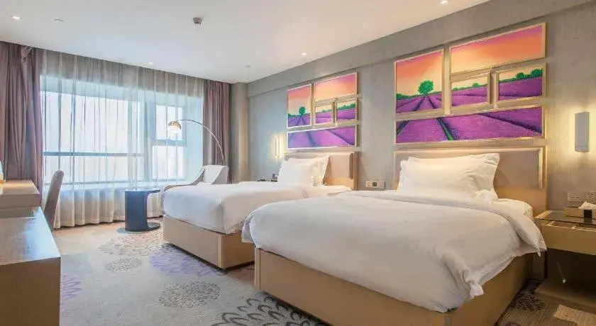 Bed in Lavande Hotels Wuhan Wuchang Railway Station Square Bed in Lavande Hotels Wuhan Wuchang Railway Station Square