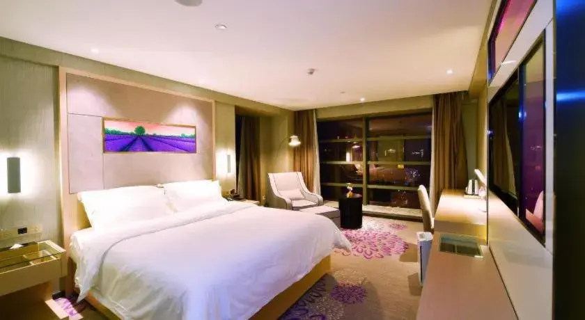 Bed in Lavande Hotels Wuhan Wuchang Railway Station Square Bed in Lavande Hotels Wuhan Wuchang Railway Station Square
