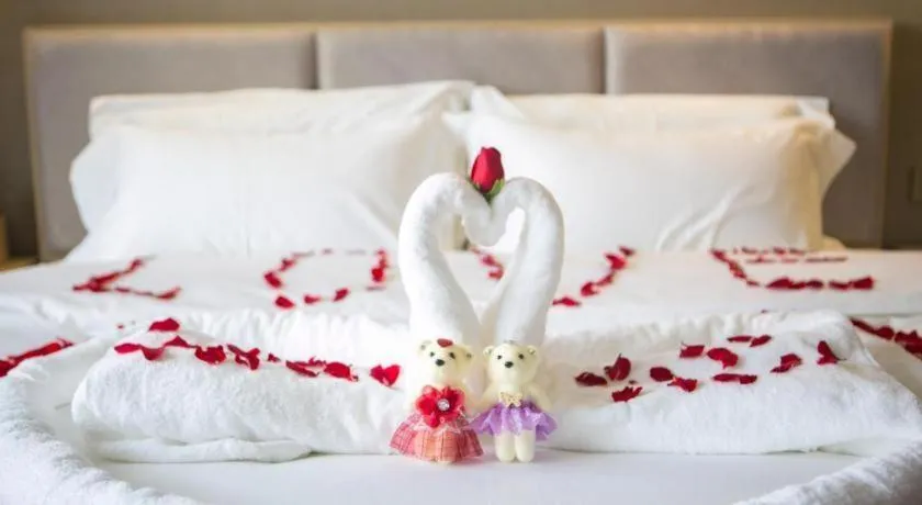 Bed in Lavande Hotels Wuhan Wuchang Railway Station Square