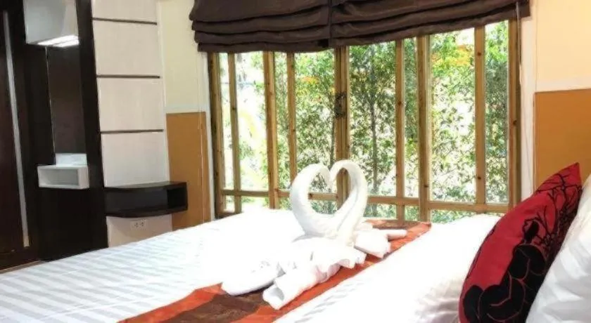 Bed in Chang Puak Resort Damnoen Saduak