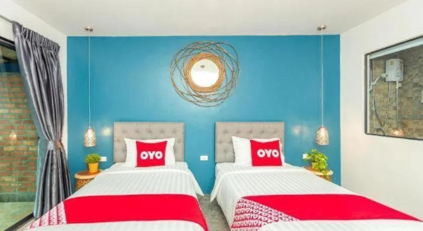 Bed in OYO 422 Jane Homestay and Resort