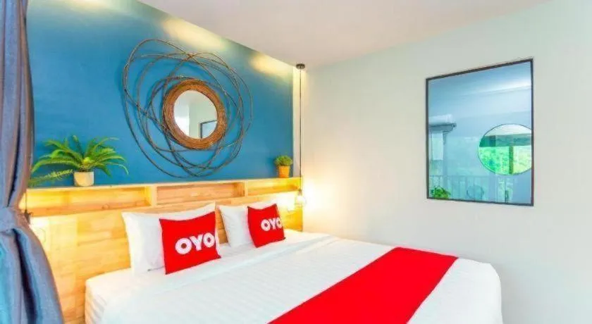 Bed in OYO 422 Jane Homestay and Resort