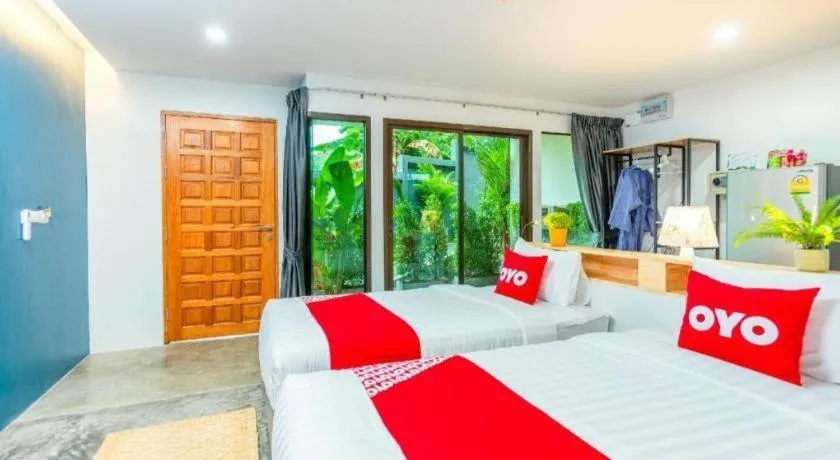 Bed in OYO 422 Jane Homestay and Resort