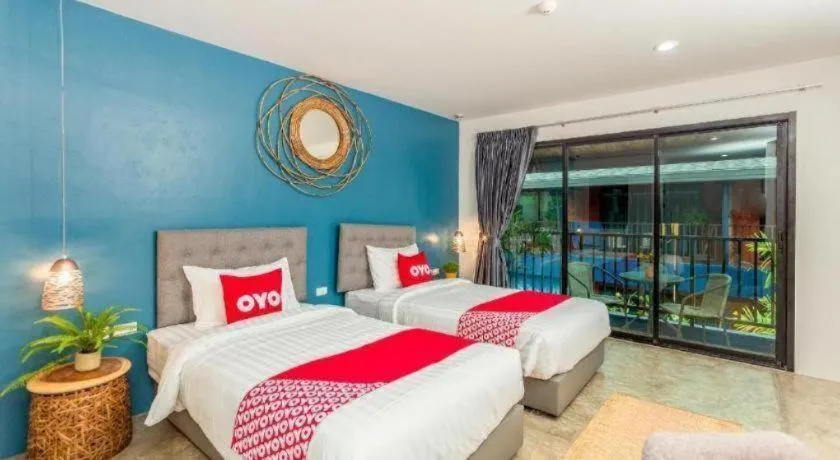 Bed in OYO 422 Jane Homestay and Resort