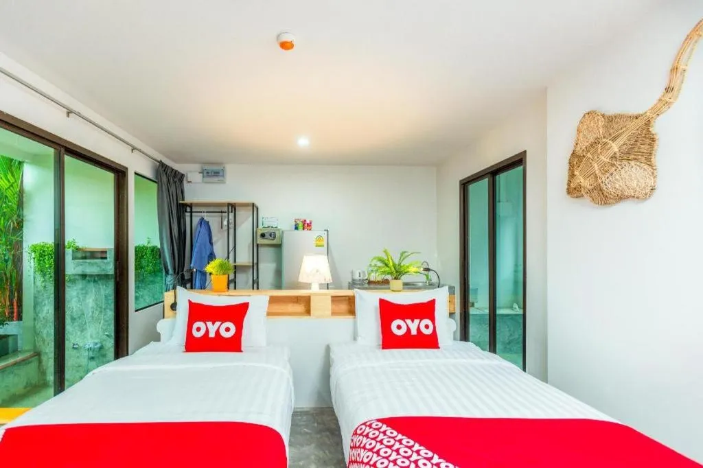 Bed in OYO 422 Jane Homestay and Resort