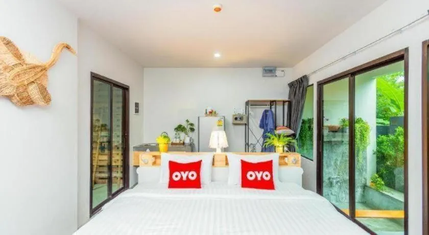 Bed in OYO 422 Jane Homestay and Resort