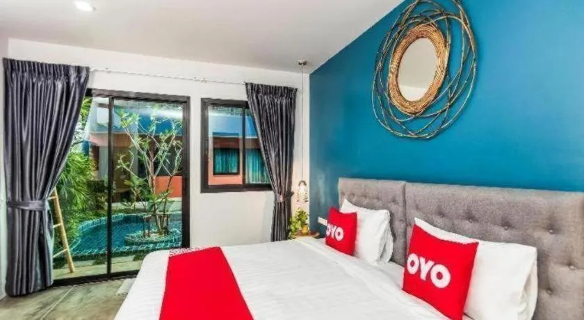 Bed in OYO 422 Jane Homestay and Resort