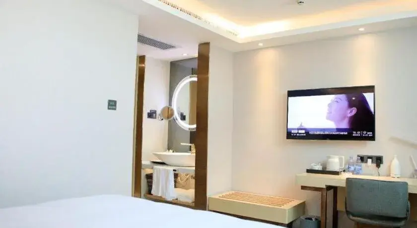 Bed in Lavande Hotel Shenzhen North Station Huawei Gangtou Metro Station Bed in Lavande Hotel Shenzhen North Station Huawei Gangtou Metro Station