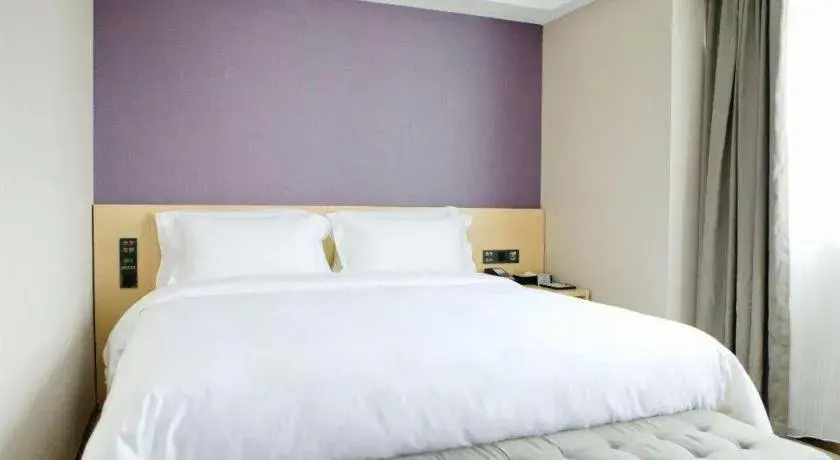 Bed in Lavande Hotel Shenzhen North Station Huawei Gangtou Metro Station Bed in Lavande Hotel Shenzhen North Station Huawei Gangtou Metro Station