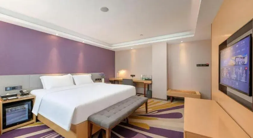 Bed in Lavande Hotel Shenzhen North Station Huawei Gangtou Metro Station Bed in Lavande Hotel Shenzhen North Station Huawei Gangtou Metro Station