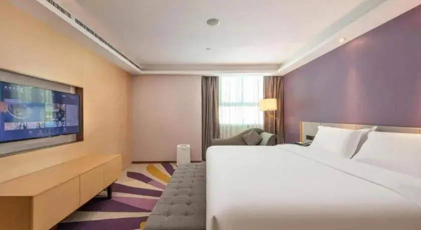 Bed in Lavande Hotel Shenzhen North Station Huawei Gangtou Metro Station Bed in Lavande Hotel Shenzhen North Station Huawei Gangtou Metro Station