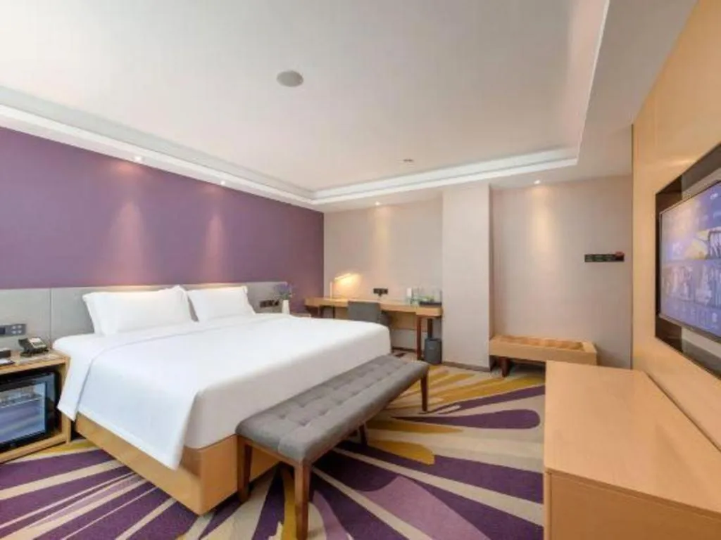 Bed in Lavande Hotel Shenzhen North Station Huawei Gangtou Metro Station