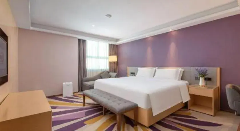 Bed in Lavande Hotel Shenzhen North Station Huawei Gangtou Metro Station Bed in Lavande Hotel Shenzhen North Station Huawei Gangtou Metro Station