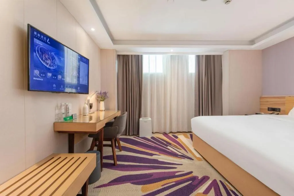 Bed in Lavande Hotel Shenzhen North Station Huawei Gangtou Metro Station