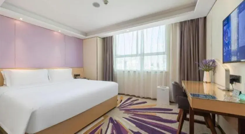 Bed in Lavande Hotel Shenzhen North Station Huawei Gangtou Metro Station Bed in Lavande Hotel Shenzhen North Station Huawei Gangtou Metro Station