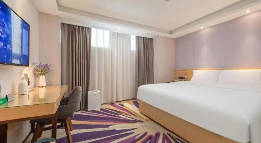 Bed in Lavande Hotel Shenzhen North Station Huawei Gangtou Metro Station