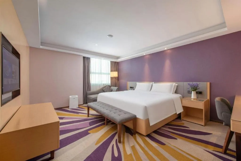 Bed in Lavande Hotel Shenzhen North Station Huawei Gangtou Metro Station