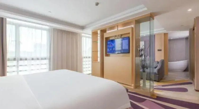 Bed in Lavande Hotel Shenzhen North Station Huawei Gangtou Metro Station Bed in Lavande Hotel Shenzhen North Station Huawei Gangtou Metro Station