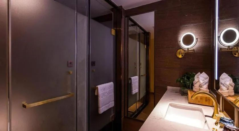 Bed in James Joyce Coffetel Xi'an Zhonglou Xiaonanmen Food Street