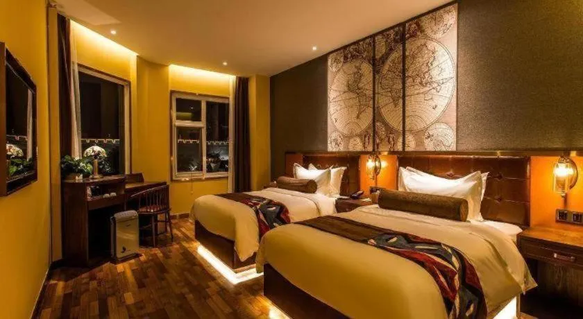 Bed in James Joyce Coffetel Xi'an Zhonglou Xiaonanmen Food Street