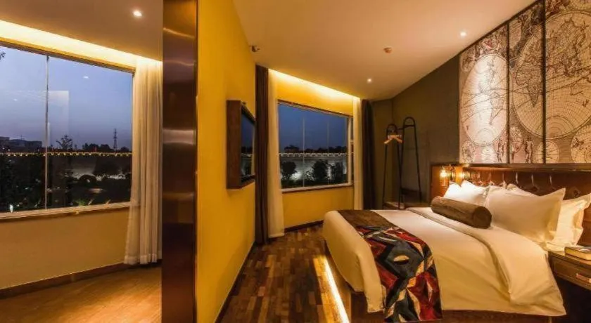 Bed in James Joyce Coffetel Xi'an Zhonglou Xiaonanmen Food Street