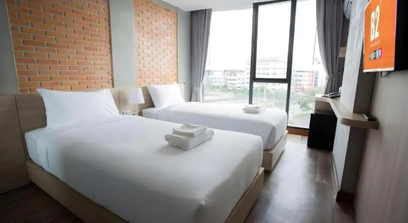 Bed in B2 Hat Yai Boutique and Budget Hotel