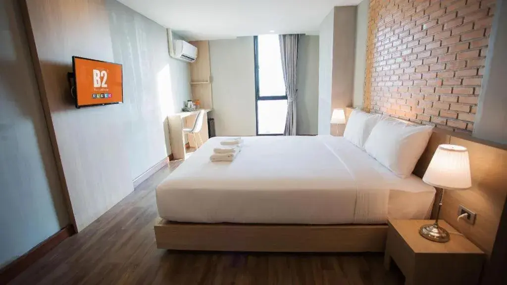 Bed in B2 Hat Yai Boutique and Budget Hotel Bed in B2 Hat Yai Boutique and Budget Hotel