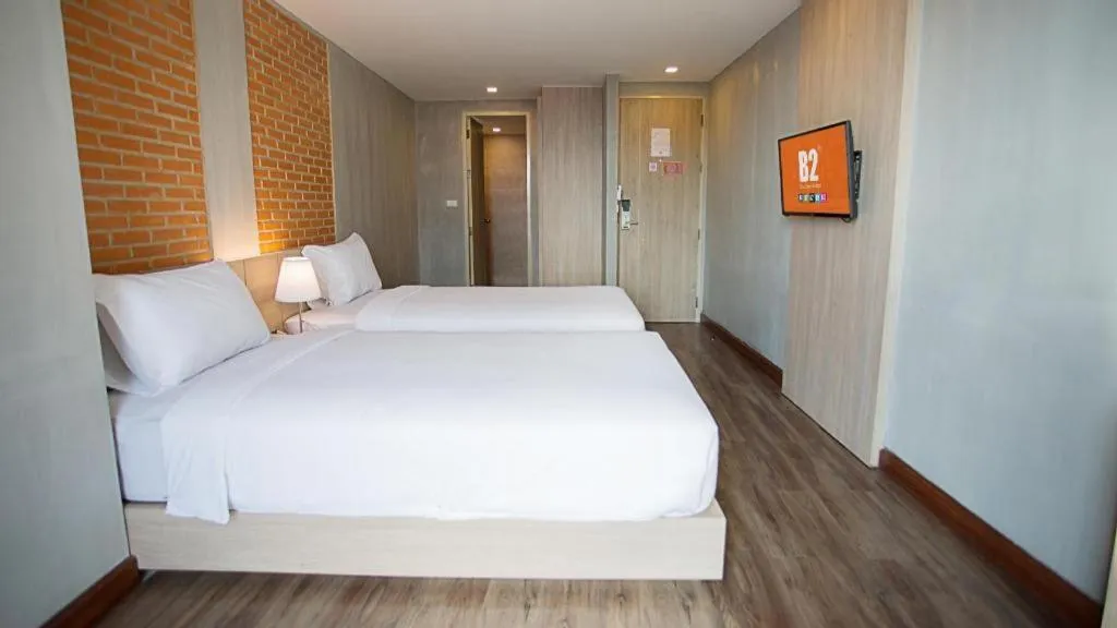 Bed in B2 Hat Yai Boutique and Budget Hotel