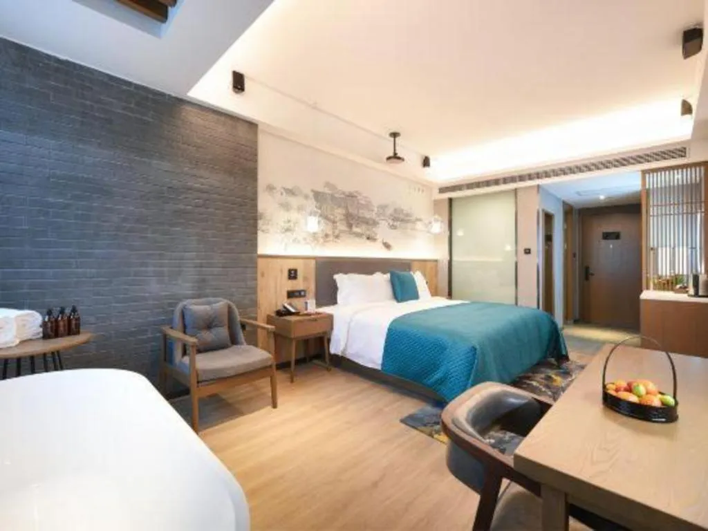 Bed in S·dor Hotel Hangzhou Xiaoshan Intertational Airport