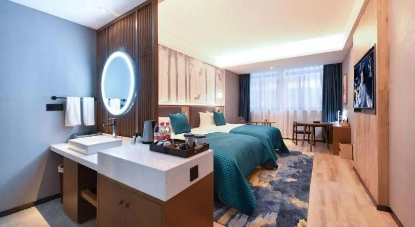 Bed in S·dor Hotel Hangzhou Xiaoshan Intertational Airport
