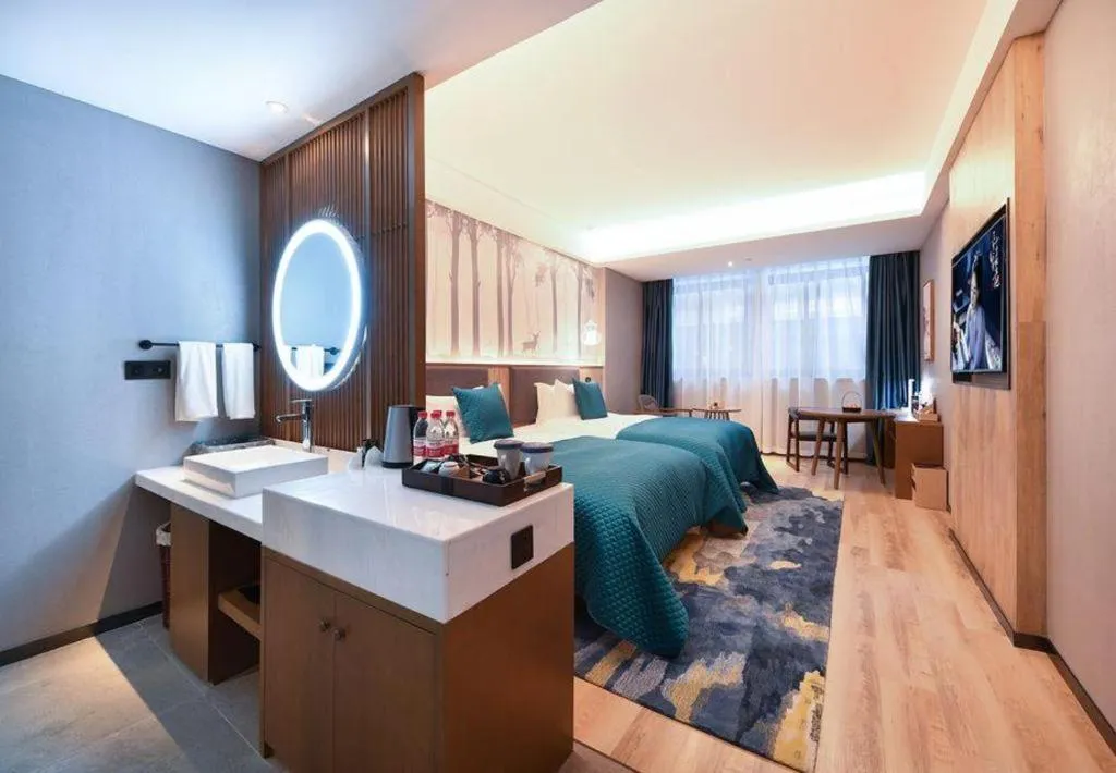 Bed in S·dor Hotel Hangzhou Xiaoshan Intertational Airport