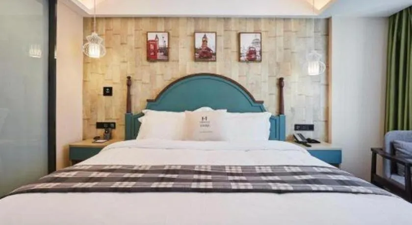 Bed in S·dor Hotel Hangzhou Xiaoshan Intertational Airport