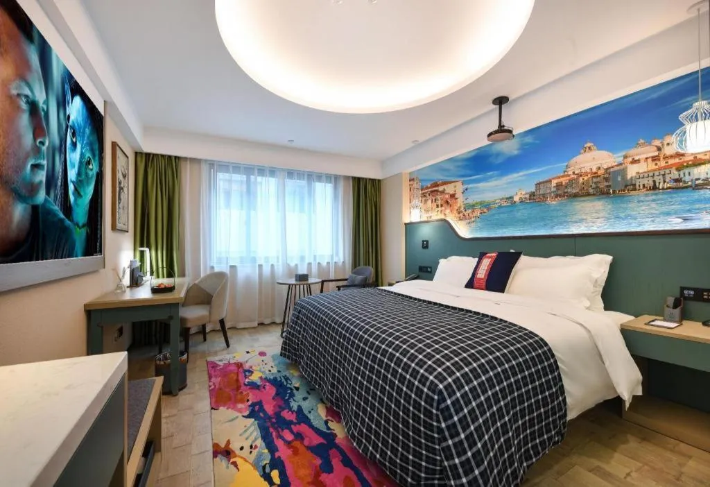 Bed in S·dor Hotel Hangzhou Xiaoshan Intertational Airport