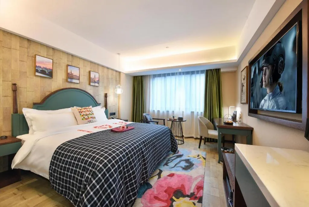 Bed in S·dor Hotel Hangzhou Xiaoshan Intertational Airport