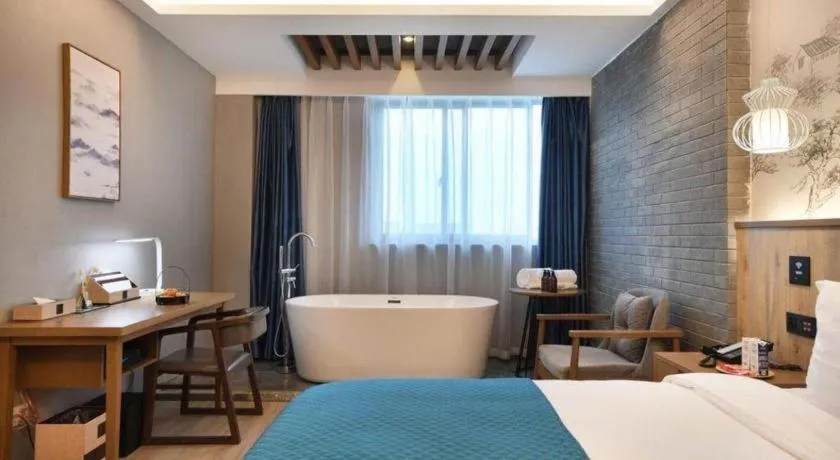 Bed in S·dor Hotel Hangzhou Xiaoshan Intertational Airport