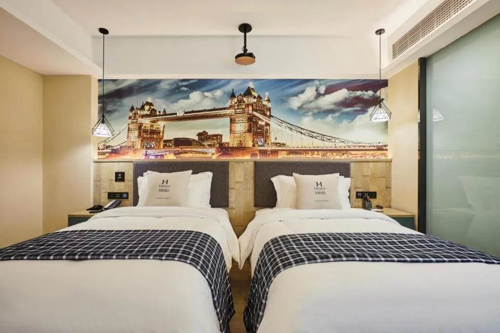 Bed in S·dor Hotel Hangzhou Xiaoshan Intertational Airport