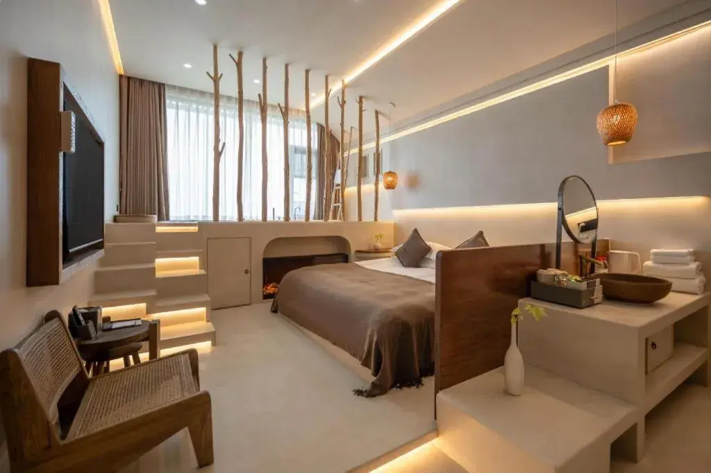 Bed in S·dor Hotel Hangzhou Xiaoshan Intertational Airport Bed in S·dor Hotel Hangzhou Xiaoshan Intertational Airport