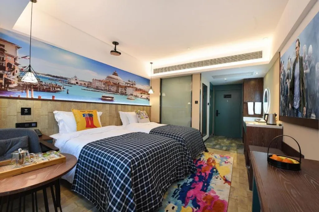 Bed in S·dor Hotel Hangzhou Xiaoshan Intertational Airport