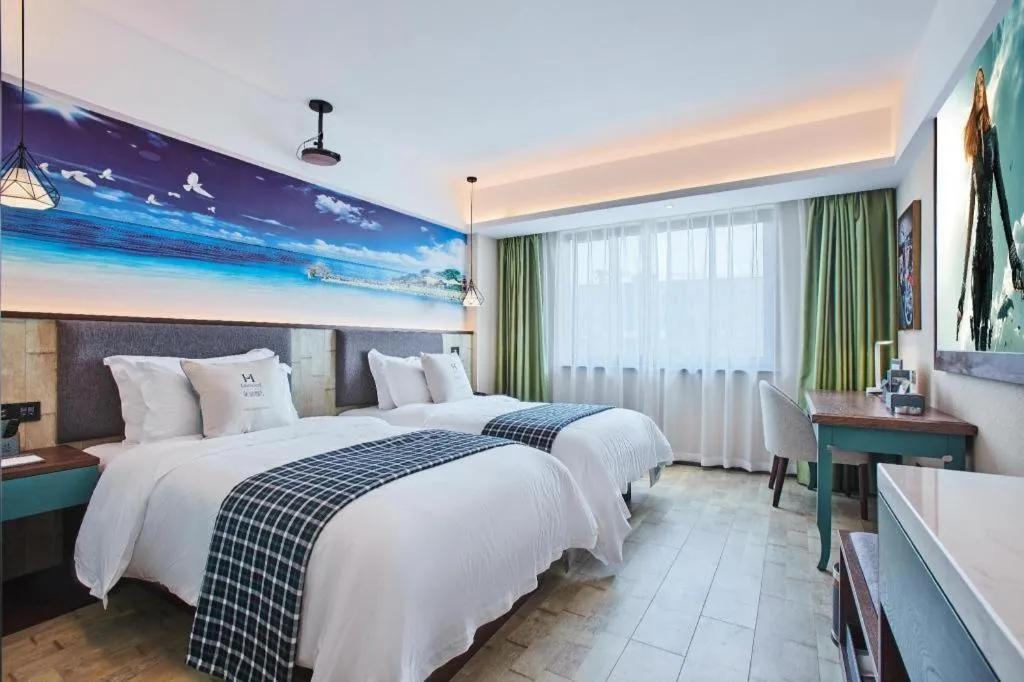 Bed in S·dor Hotel Hangzhou Xiaoshan Intertational Airport