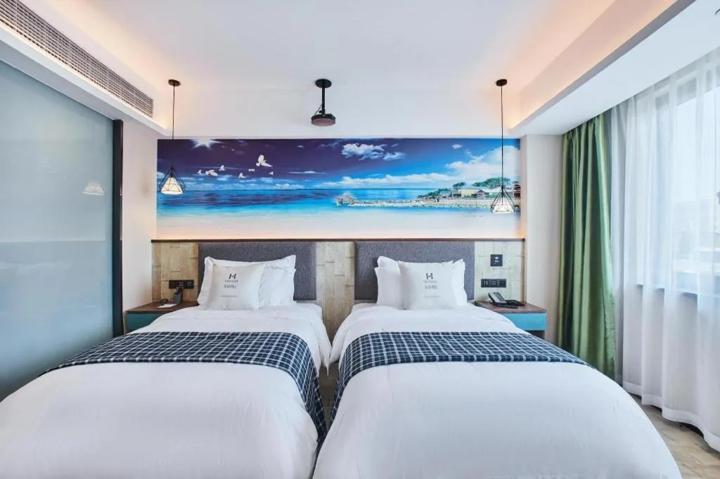 Bed in S·dor Hotel Hangzhou Xiaoshan Intertational Airport