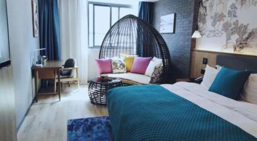 Bed in S·dor Hotel Hangzhou Xiaoshan Intertational Airport