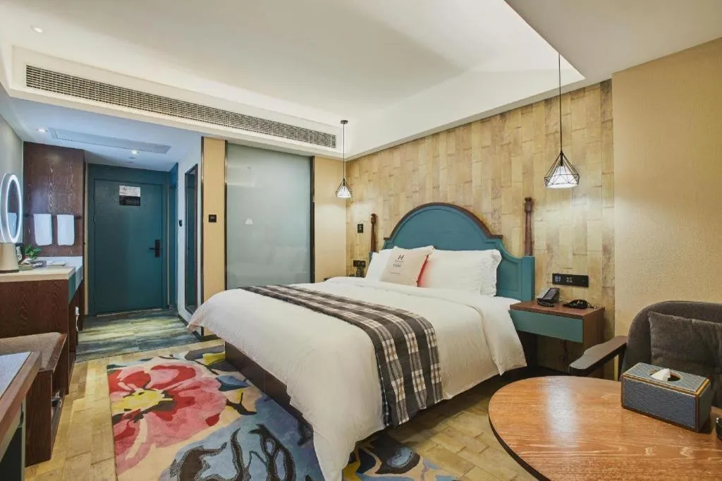 Bed in S·dor Hotel Hangzhou Xiaoshan Intertational Airport