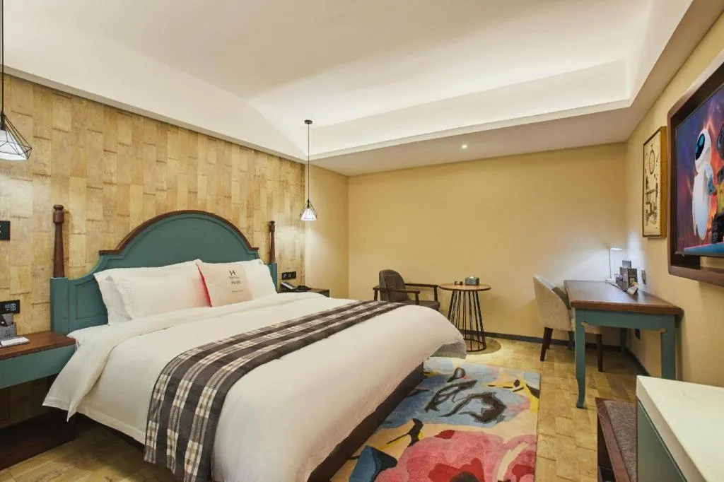 Bed in S·dor Hotel Hangzhou Xiaoshan Intertational Airport