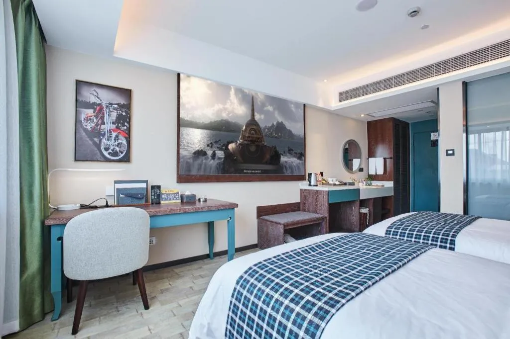 Bed in S·dor Hotel Hangzhou Xiaoshan Intertational Airport