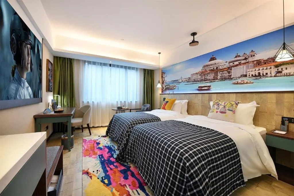 Bed in S·dor Hotel Hangzhou Xiaoshan Intertational Airport