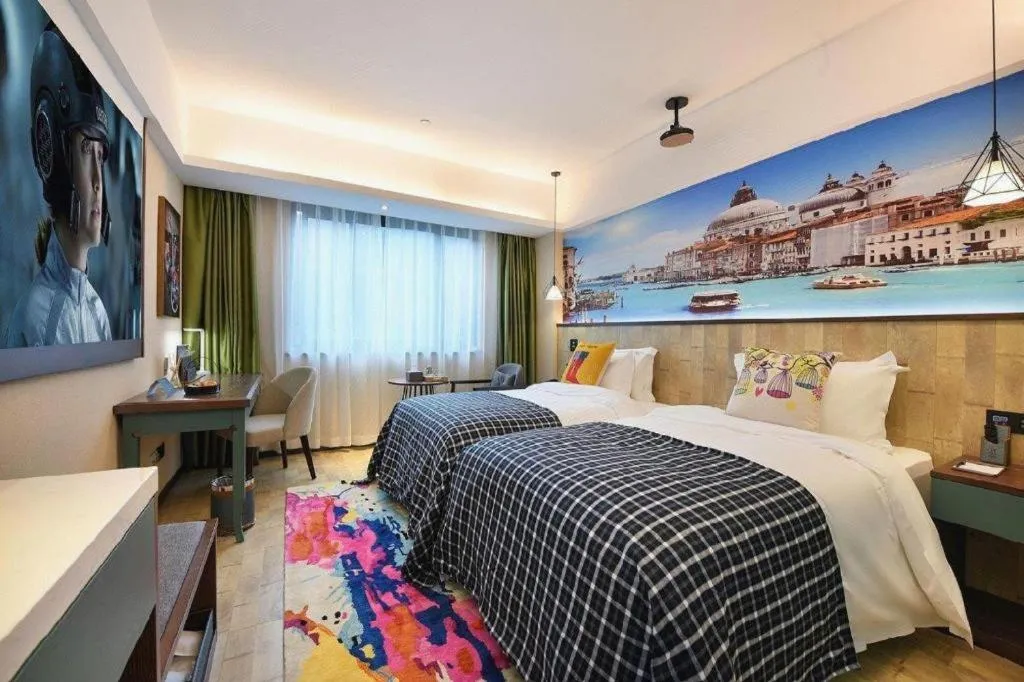 Bed in S·dor Hotel Hangzhou Xiaoshan Intertational Airport