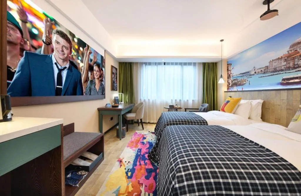 Bed in S·dor Hotel Hangzhou Xiaoshan Intertational Airport