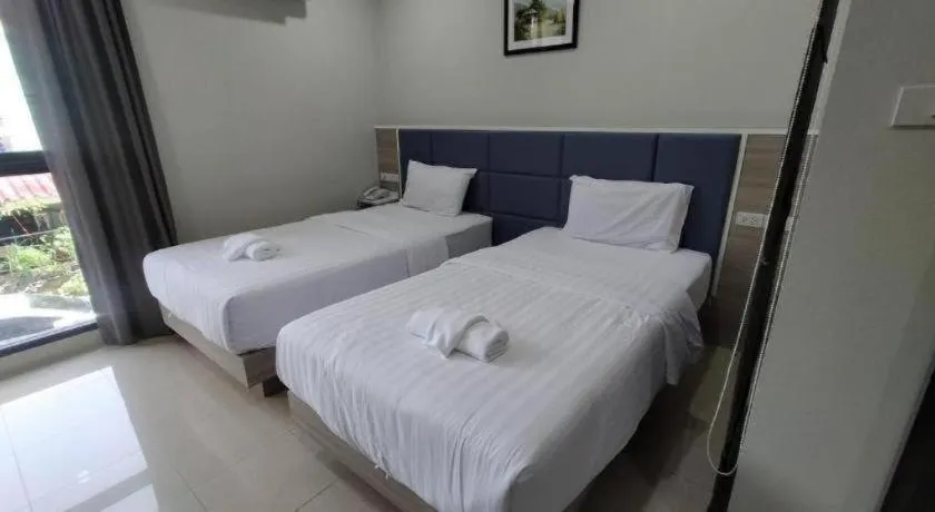 Bed in Sattahip 9 Boutique Hotel