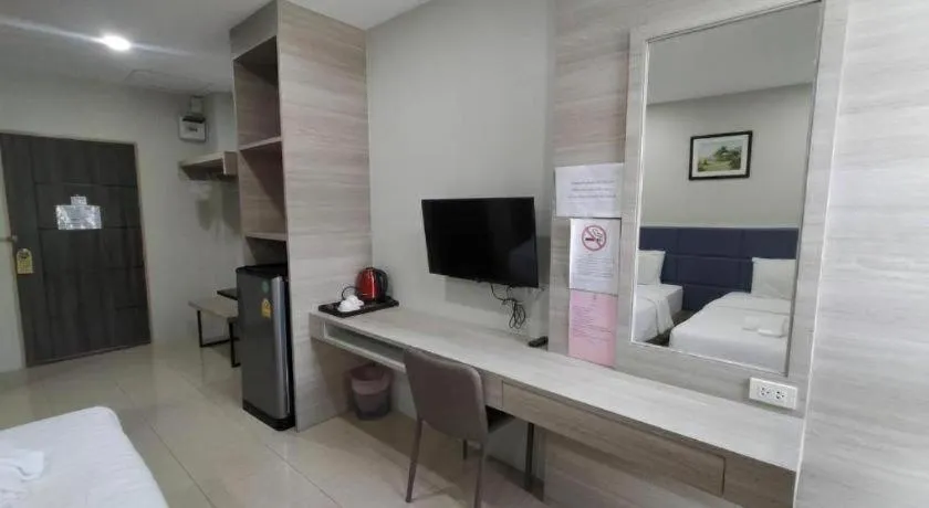 Bed in Sattahip 9 Boutique Hotel